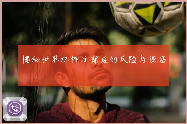 揭秘世界杯押注背后的风险与诱惑