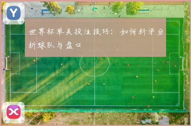 世界杯单关投注技巧：如何科学分析球队与盘口