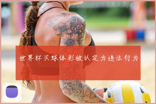 世界杯买球体彩被认定为违法行为
