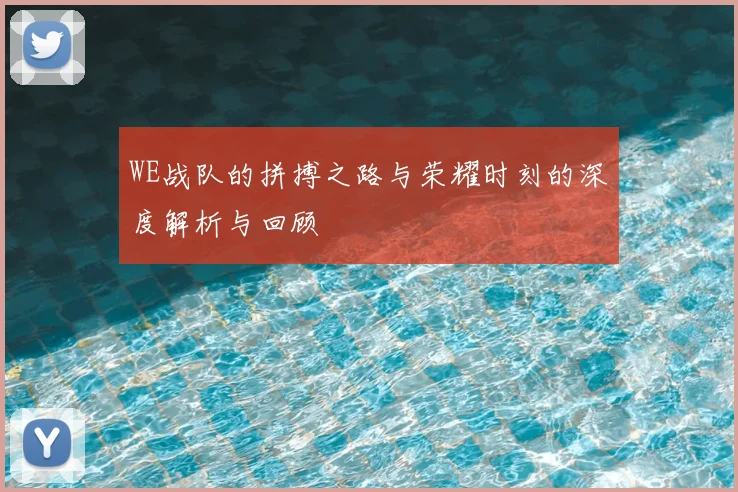 WE战队的拼搏之路与荣耀时刻的深度解析与回顾